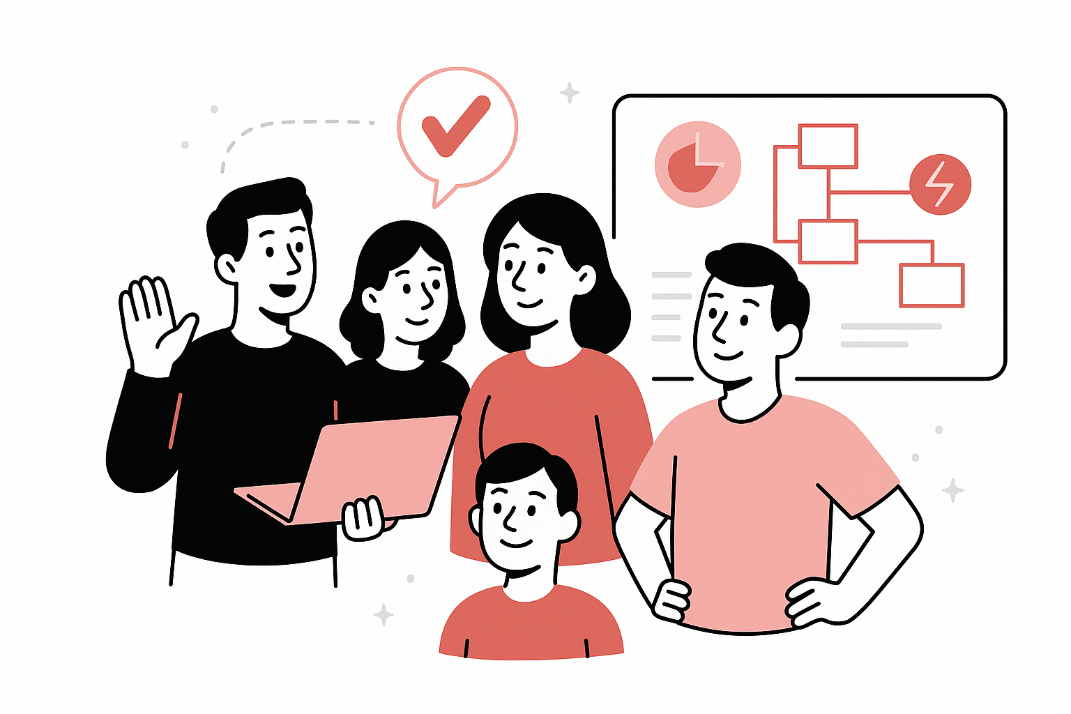 Onboarding in minutes visualization
